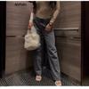 Hole Slim High Waisted Womens Fashion Long Jeans