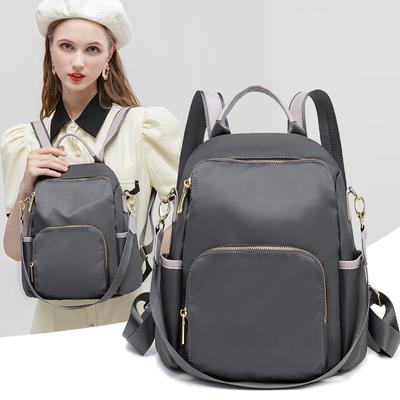 Mochila escolar antifurto Oxford de tecido, bolsa feminina, toda fashion, grande capacidade, mochila pequena de lona