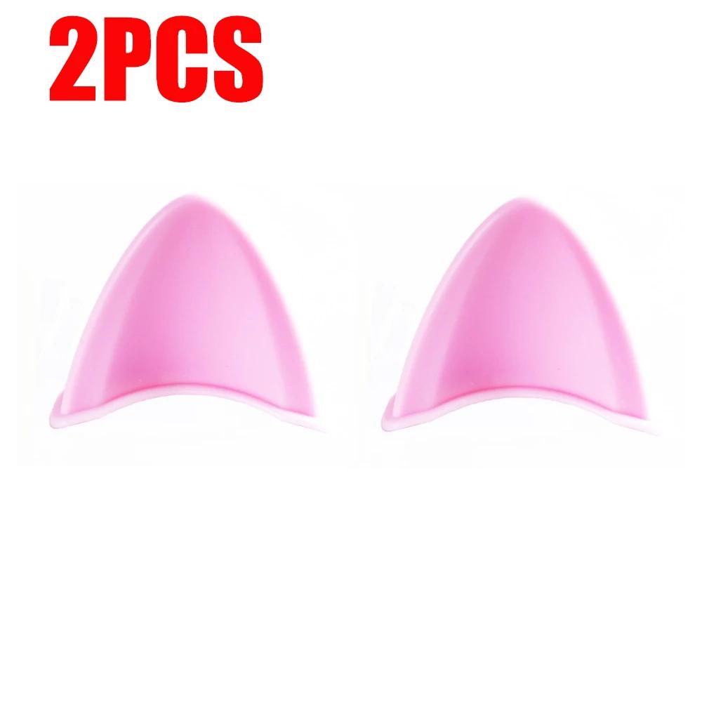3D Cat Ears Helmet Decoration Universal Motorcycle Electric Vehicle Driving Styling Cat Ears Stickers Decor Helmet Accessories
