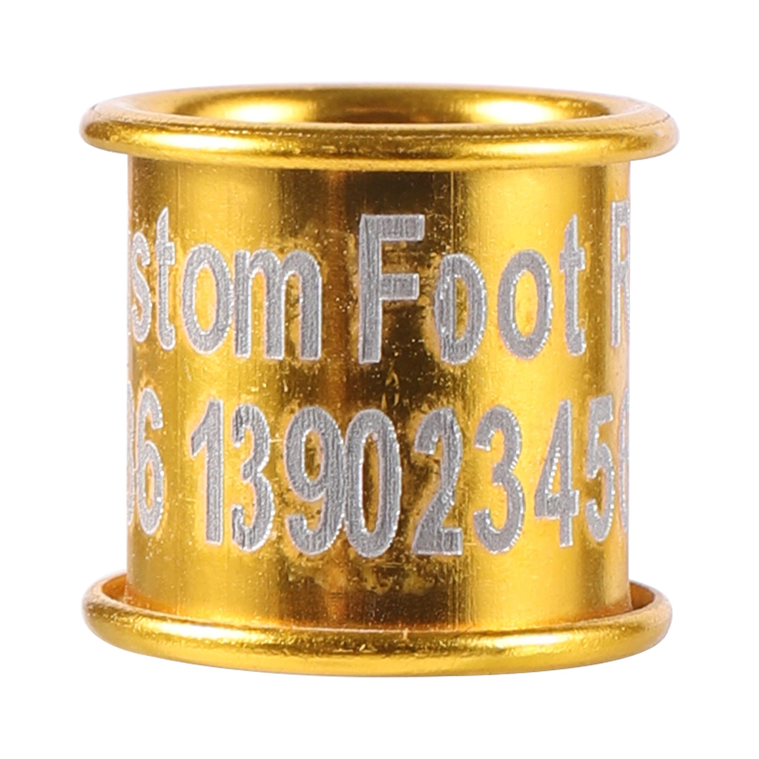 

Сделай сам Высококачественное Пользовательское Алюминиевое Кольцо для Лапы Птицы ID 8 мм Голубь Попугай Кольцо для Лапы Гоночный Голубь Тренировочное Идентификационное Кольцо 20 шт. золотой