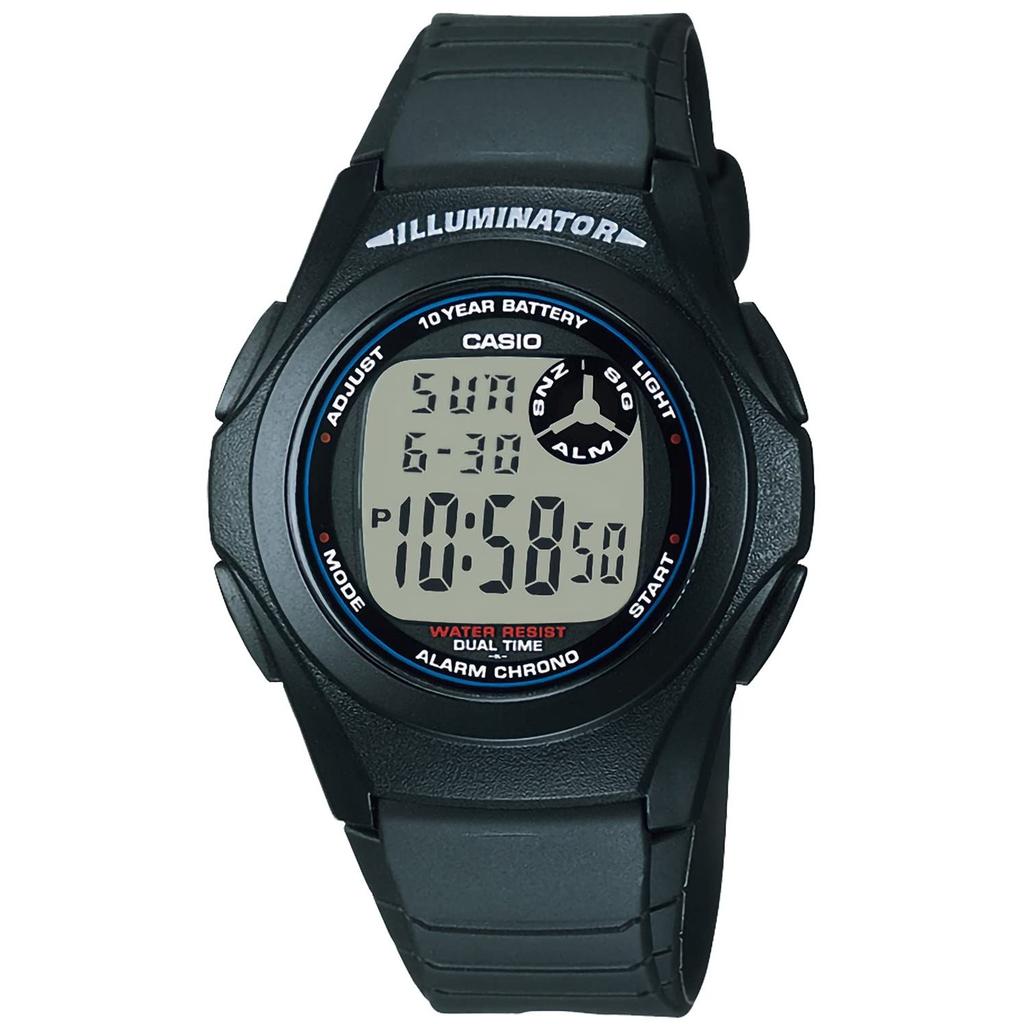 Casio Wristwatch Collection F-200W-1AJH Mens Black
