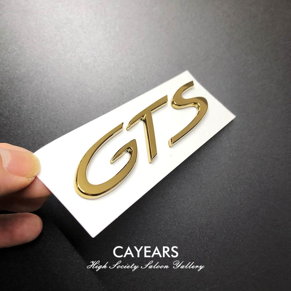 Cayears GTS GT1234 RS ABS Kunststoffen Sticker Badge Decals Racing Embleem Geschikt Na 2012 Voor Porsche Auto Carrosserie Achterklep