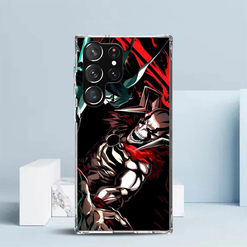 Kurosaki Ichigo Bleach Phone Case For Samsung Galaxy S24 S25 Edge S26 Ultra S22 S23 Plus S21 + S20 FE Soft TPU Back Cover Galaxy