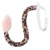 Faux Furs Foxes Costume Tail Adult/Teen Cosplay Halloween Christmas Party Costume Adjustable Cats Dog Wolf Leopards Tail