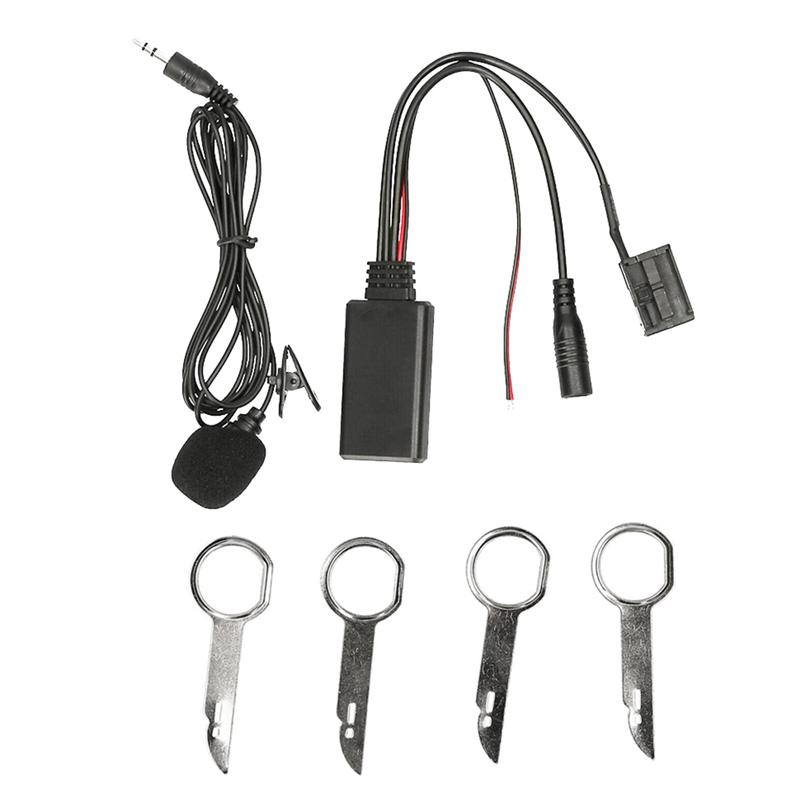 M63K-Адаптер Bluetooth для AUX-кабеля Адаптер Bluetooth для AUX для Ford 6000CD Микрофон Handsfree