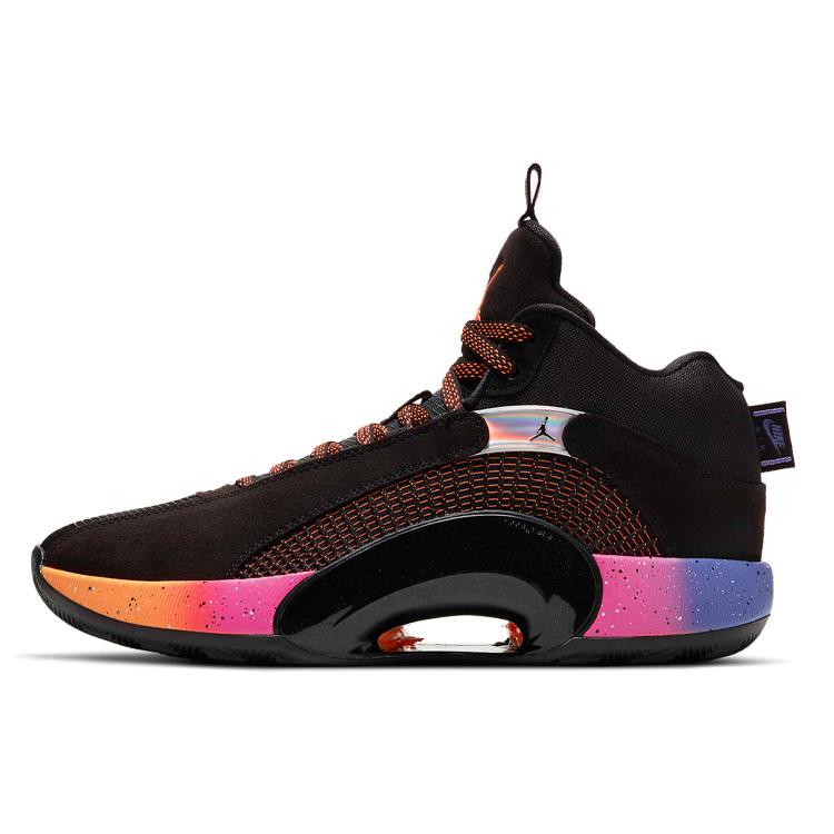 Air Jordan 35 'Sunset' (Unisex) Black / Hyper Grape / Fuchsia Blast / Total Orange Basketball Shoes CQ4227 004