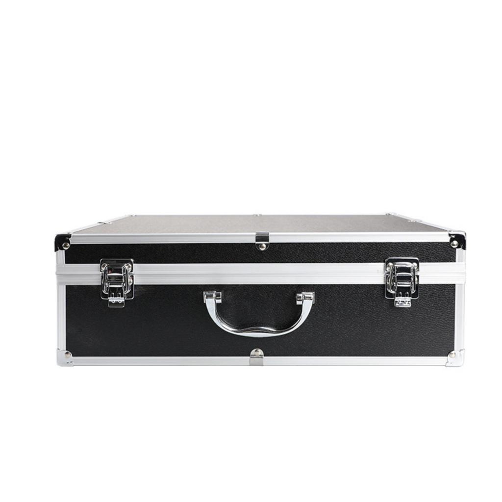 Carrying Case With Diced Foam Aluminum Build for Microphone Equiment Camera Tools Recorder Transportation Case