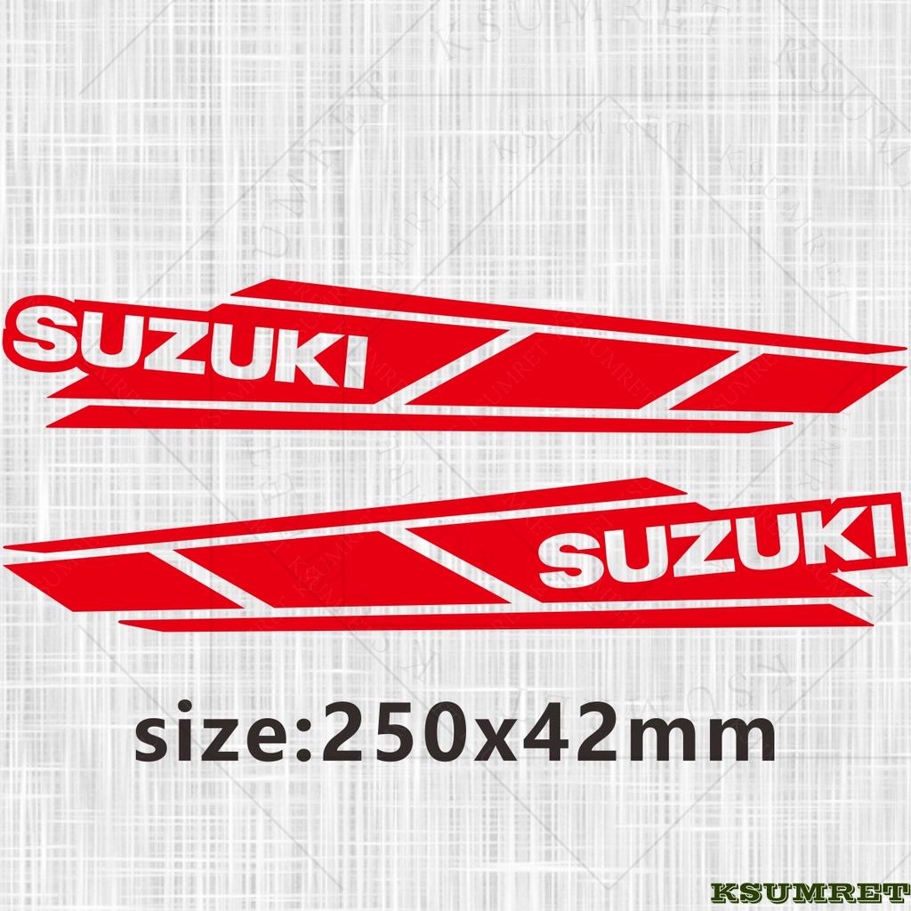 AAGJ1 Decalcomania in Vinile Adesivo Logo Suzuki Adesivi Moto Kit Riflettente per Casco