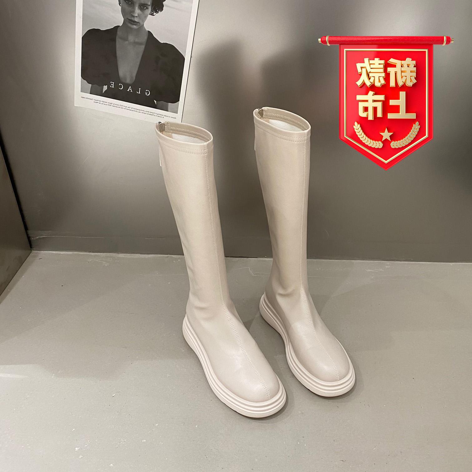 

Зимові черевики Мартін іноземного стилю, тонкі черевики, високі чоботи, європейські нові еластичні м які підошви, маленькі короткі черевики, жіночі французькі повсякденні 38