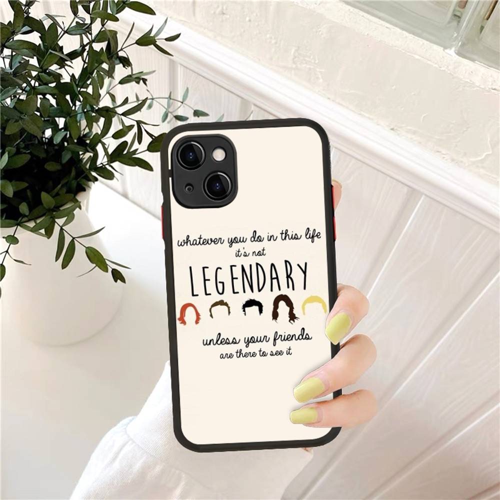 How I Met Your Mother Himym Handyhülle für iPhone 16 15 14 11 12 13 Pro Max X XS Durchsichtige Matte Hülle