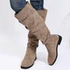 Fashion Women's Boots Fashion Winter Boots For Women's High Boots Heels Winter Shoes Women Knee High Botas Mujer Winter Footwear Long