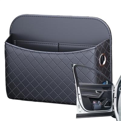 Auto Tasche Klebe Aufbewahrungshalter PU Leder Zwischen Sitz Auto Organizer Für Automobil Fahrzeug Innenraum Türkonsole Vorne