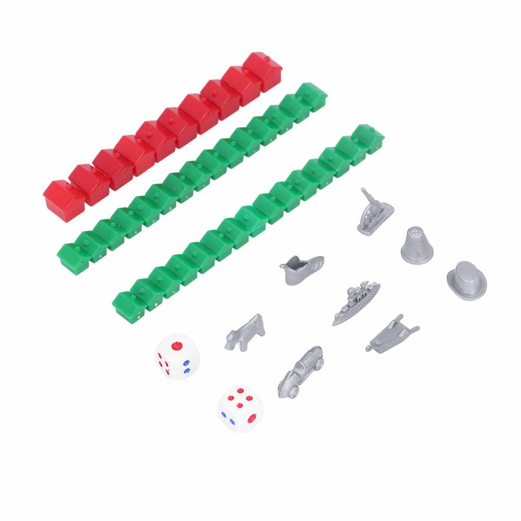 Hotel Game Replacement Pieces Plastic Houses Piece Supplement Accessories Board Game Set