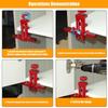 Cabinet Door Installation Tool Double-Hole Alignment with Adjustable Positioner Cabinet Door Positioning Support for Home Office