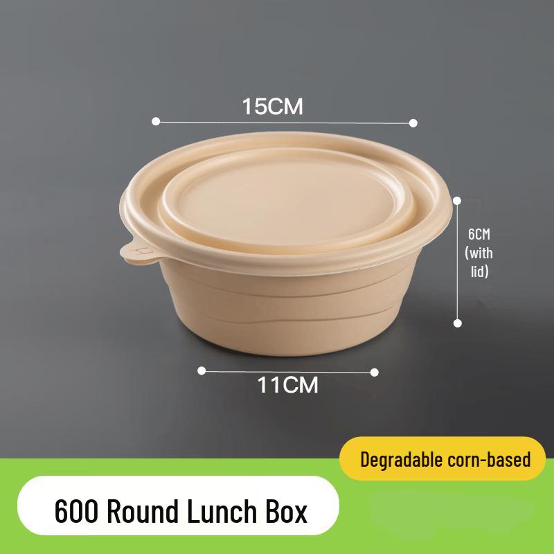 Degradable Corn Starch Disposable Round Bowl