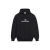 Balenciaga Sudadera con capucha Bb Pixel para mujer, corte medio, negra 578135TKVI81070