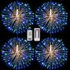 Battery Powered Led Dandelion String Lights Waterproof Copper Wire Christmas Garland  Fairy Lights Garden Wedding Decoration