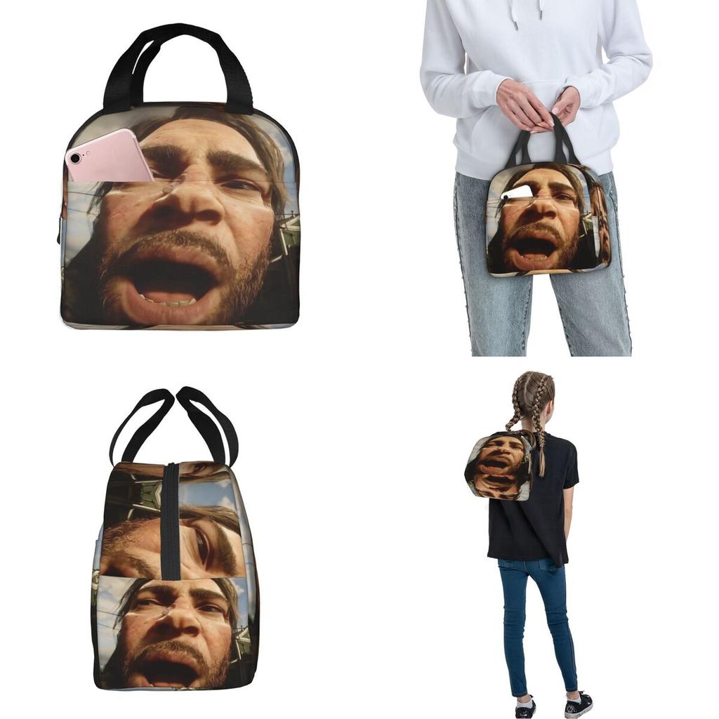 Insulated Lunch Bags Arthur Morgan Product Lunch Food Box Fashion Thermal Cooler Bento Box For Picnic