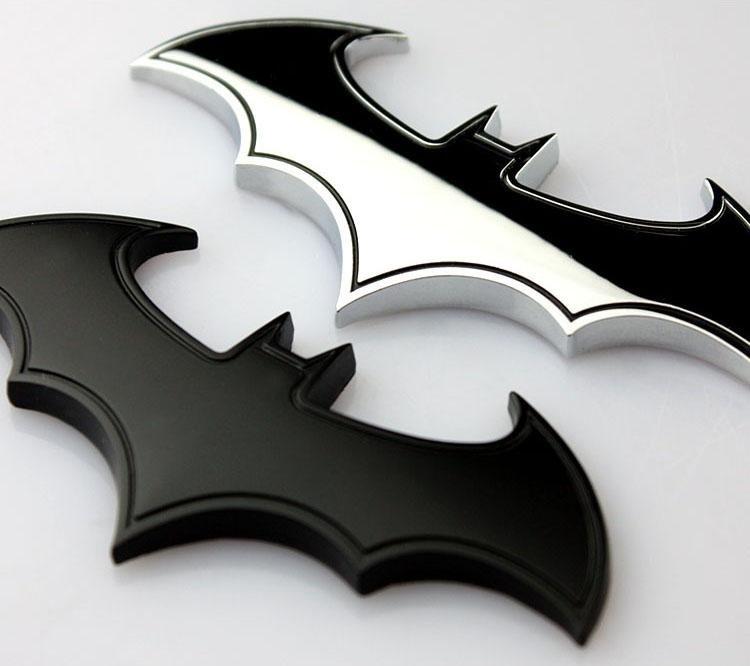 2018 Newest Bat 3D Chrome Metal Auto Car Motorcycle Logo Sticker Badge Emblem Tail Decals