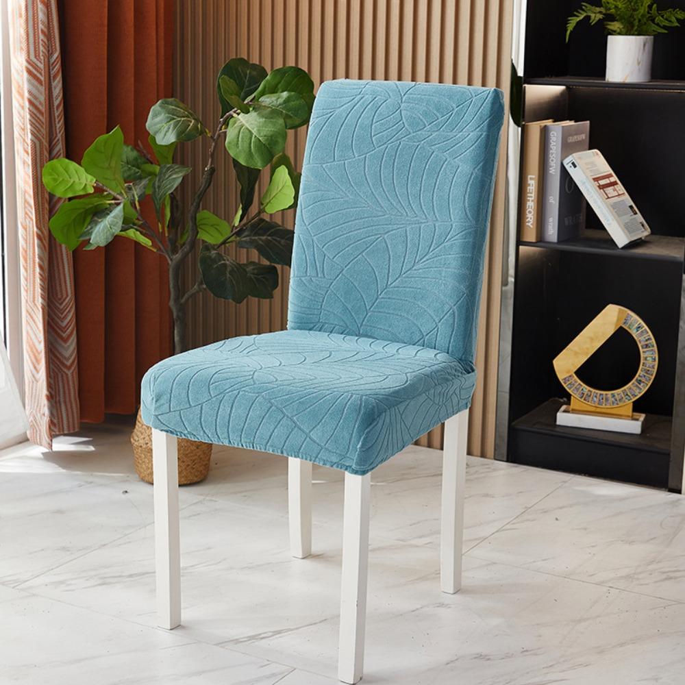 Thick Embossed Chair Cover Full Elastic Stretch for Hotel Restaurant All Seasons Use Chair Cover
