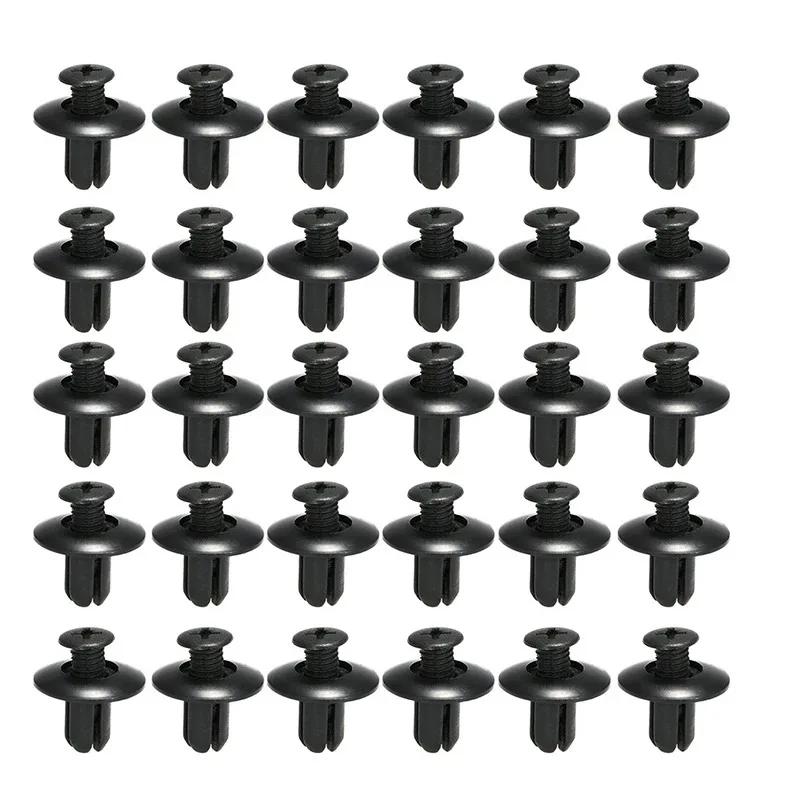 190PCS Car Retainer Clips Kit - 6 Sizes Plastic Fasteners for Auto Trim Panel, Bumper & Body Repair