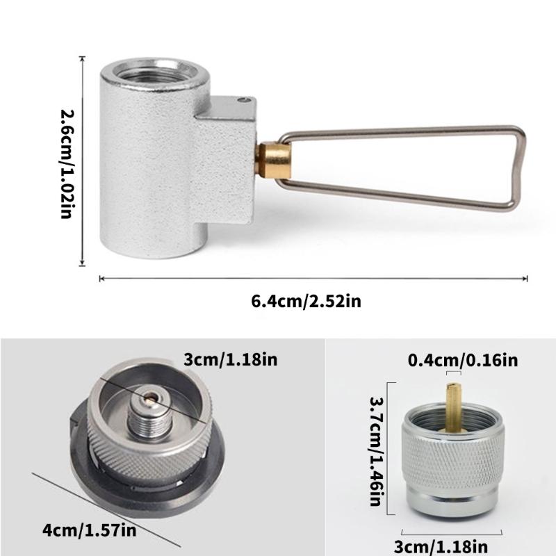 Heavy Type Gas Cylinders Connectors Tool Leak Proof Outdoor Stove Adapters Leak Proof Outdoor Accessory