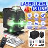 16 Lines Green Laser Level 360 Horizontal And Vertical Cross Powerful Green Laser Beam Line Laser Level 4D Auto Self-Leveling