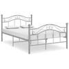 VidaXL Bed Frames Metal Grey 120x200 Cm
