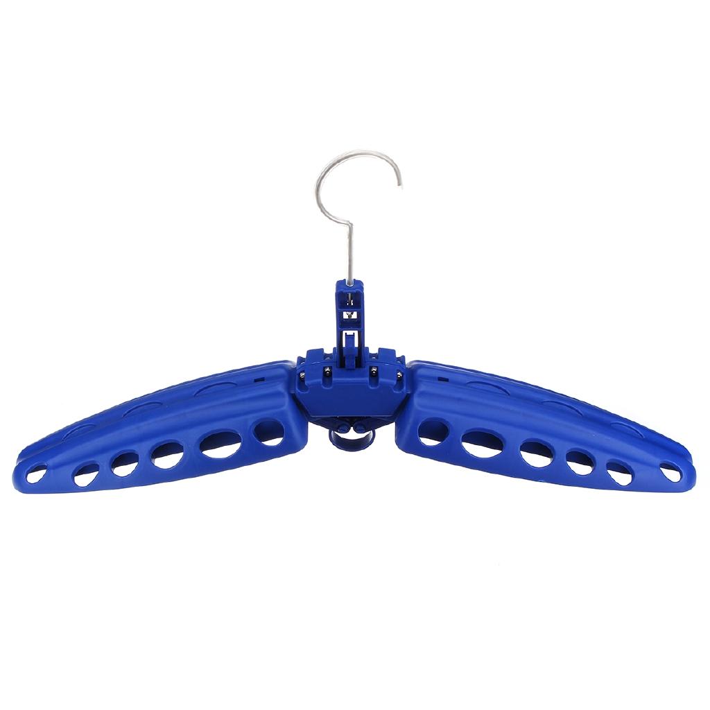 B62215 Diving Folding Suit Hanger Holding BCD Multi-Purpose Snorkeling Wetsuit & Drysuit Outdoor Travel Swimming Coat Hook  black / blue