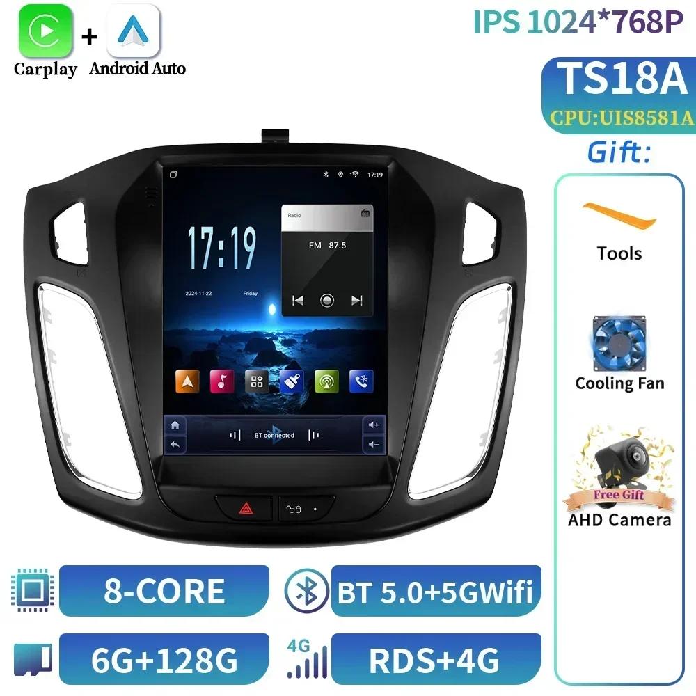 9.7inch Android 14 Car Radio For Ford Focus 3 Mk 3 2011-2019 Carplay 4G Multimedia Players GPS autoradio car monitor screen GPS