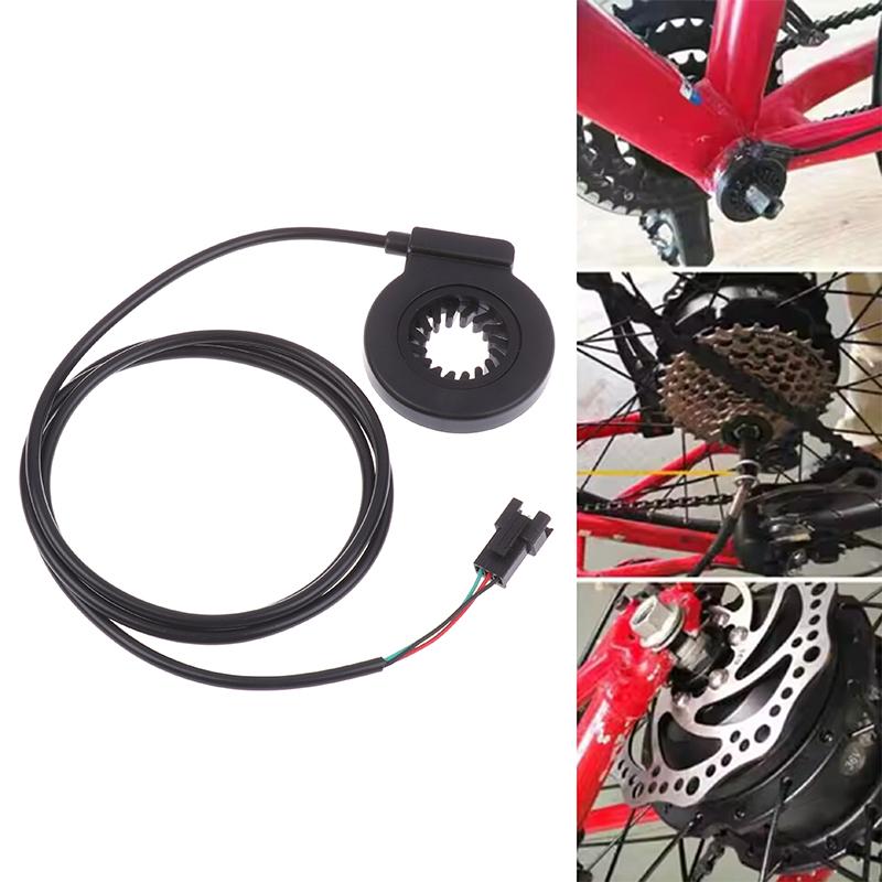 Elektrisk Sykkel 12 Magnet Pedalsensor Enkel Montering Hall Hastighet Kadens Pedal Dobbel Pas Sensor Deler Ebike Sensorer Assi