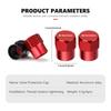 CFP5 For Skoda 4Pcs 3D Metal Tire Valve Caps Car Tyre Air Stems Cover Kamiq MK3 Roomster Rapid Kodiaq Karoq Fabia Enyaq