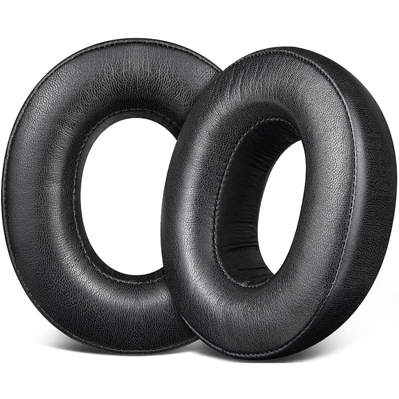 

SOULWIT ear pads ear cushion for Sony MDR-HW700, MDR-HW700DS Compatible with headphone exchange pad noise isolation foam head pad soft leather ear cup