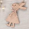 3PCS Natural Wooden Hanging Home Decorations Easter Rabbit Easter Ornaments Wood Crafts Cute Bunny