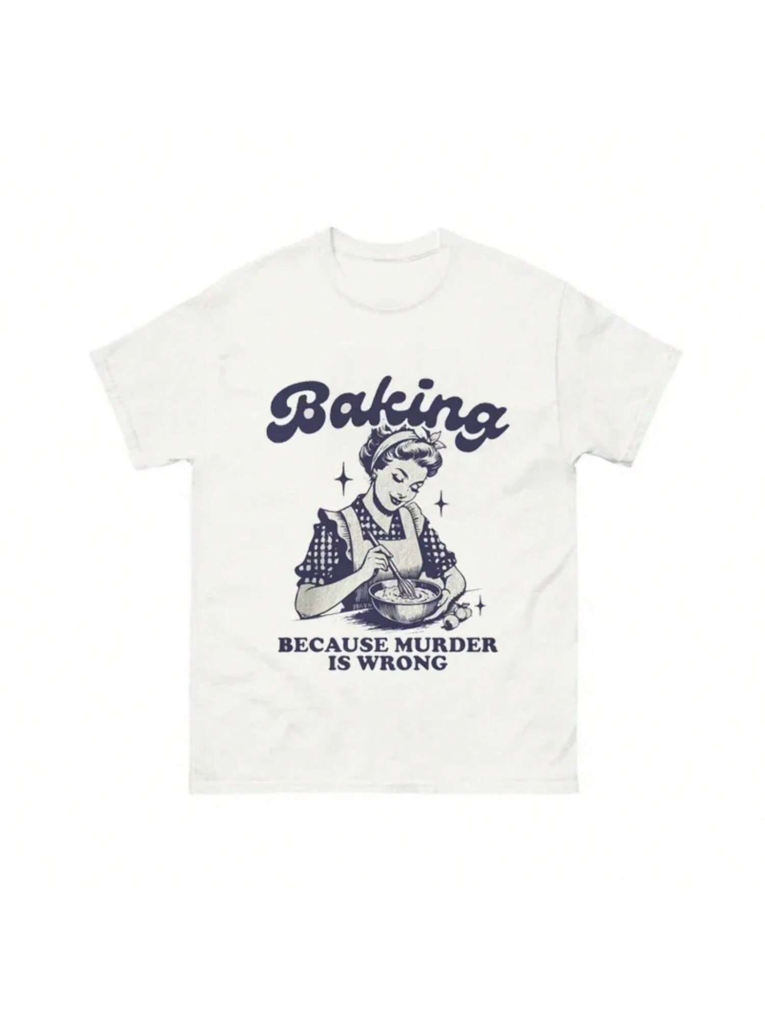 

Baking Because Is Wrong Tshirts Funny Women Sweatshirt, Retro Sweatshirt, Vintage Shirt, Womens Sweatshirt, Cooking Sweat XXXXXL чёрный