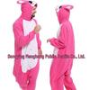 White Rabbit Cartoon Hooded Onesie Pajamas - Long Sleeve for Autumn/Winter, Couples' Home & Performance Wear.