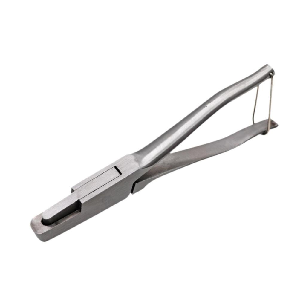 Livestock Ear Tag Plier Save Labor Portable Metal Ear Notcher Hole Punch Plier Animals Ear Tag Puncher Applicator for Farm Pig