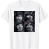 QINGXIUU Funny Animal Photobooth Cat British Shorthair Halloween T-Shirt (White, XX-Large)