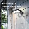 Magnetic Solar Light Outdoor Motion Sensor, Semi Embedded Installation, Solar Charging, Suitable for Courtyards, Terraces, Fences, and RVs