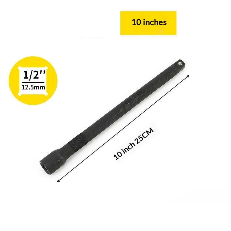 1Pcs 75/125/250Mm 1/2" Drive Impact Extension Bar Pneumatic Sleeve Extension Rod Electric Wrench Socket Tools