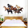 Wall Sticker New Horse Chinese Motivational Poster Traditional Creatively DIY Wallpaper Stickers Bedroom Room Window