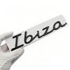 3D Metal Ibiza Car Letter Stickers Rear Trunk Emblem Accessories