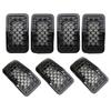 7PCS Car Front Bumper Central Grill Cover Trim Replace Mesh Honeycomb Racing Grilles For Jeep Cherokee