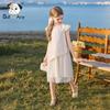 CHANZUIGOU Girls' Gilded Patchwork Mesh Princess Dress