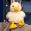 20-40CM Cute Cartoon Anime Sitting Pose Yellow Duck Plush Toy Kawaii Duck Children's Soothing Doll Pillow Handmade Birthday Gift