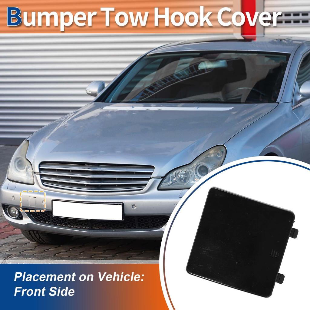 ACROPIX Cârlig de remorcare bara față pentru Mercedes Benz CLS W219 C219 2004 Partea 1 Piesă Capac, Nevopsit, 2007, Numărul A2198850026,