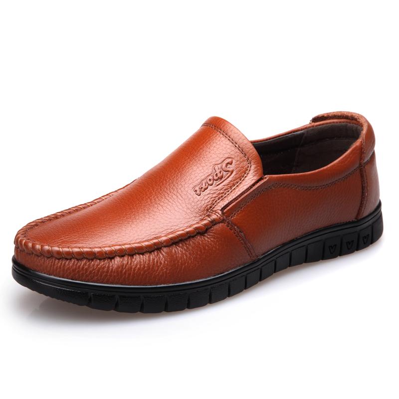 

Men s Handmade Casual Loafers Outdoor Anti-Slip Comfortable Slip-On Driving Comfortable Leather Shoes Fashi Men Moccasins 46 світло-коричневого кольору