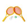 Plastic Rackets Set Tennis Racquets Battledores with Tennis and Badminton Children Sports Toy Random Color