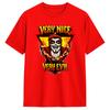 Danhausen Sehr Nett Sehr Böse T-Shirt Sommer Baumwoll-T-Shirts Für Herren Neuheit Freizeit-T-Shirt Kurzarm Klassisches Oberteil T-Shirts