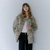 Leopard Faux Fur Coat Kf4wh4900 Al